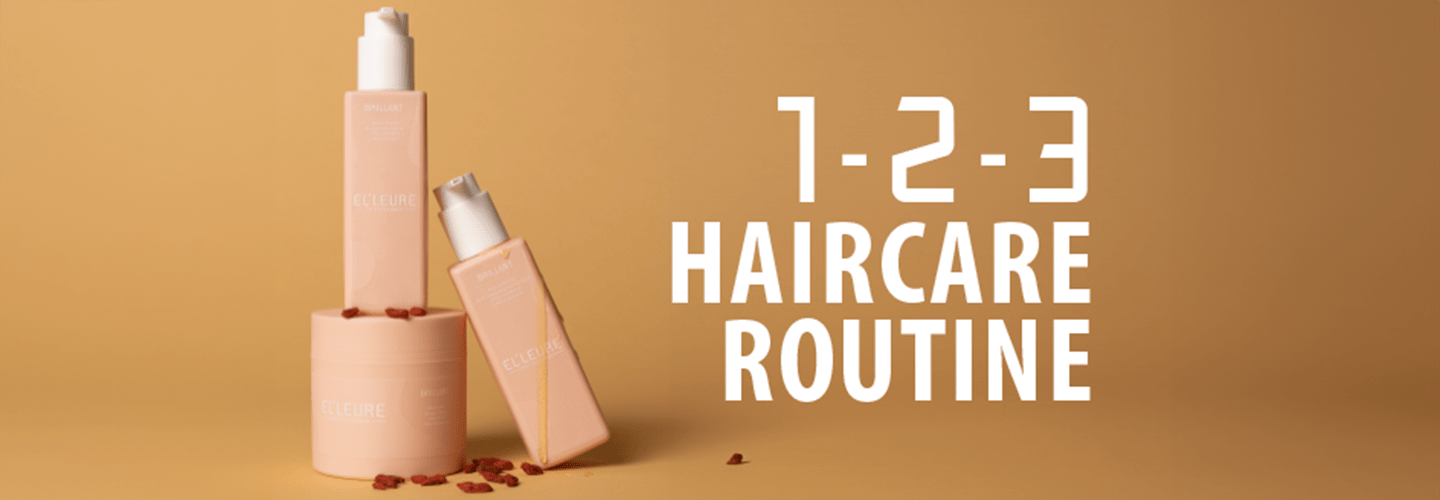 1-2-3 haircare routine met Elleure
