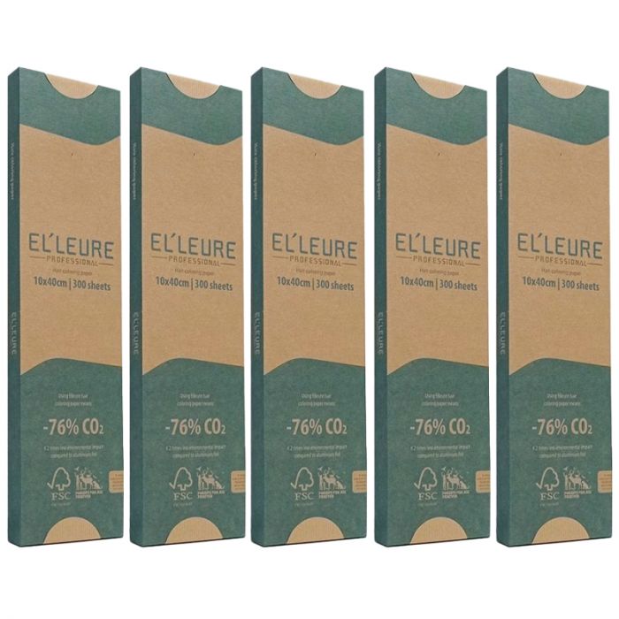 10x Elleure Hair coloring paper 300st 10x40cm main product photo